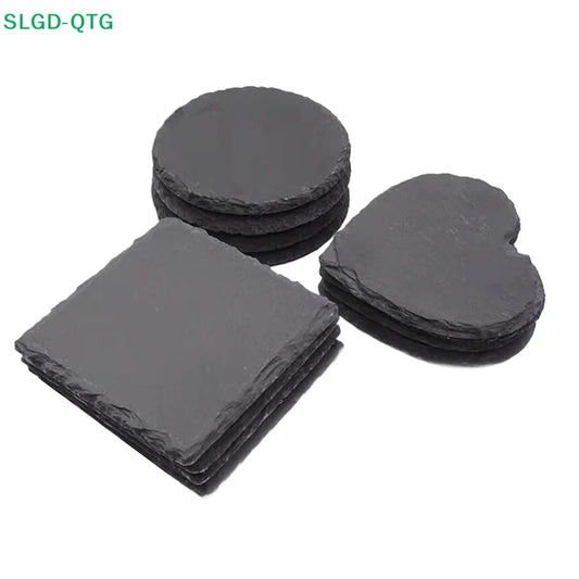 Japanese-Style Slate Coasters – Mixed Shapes