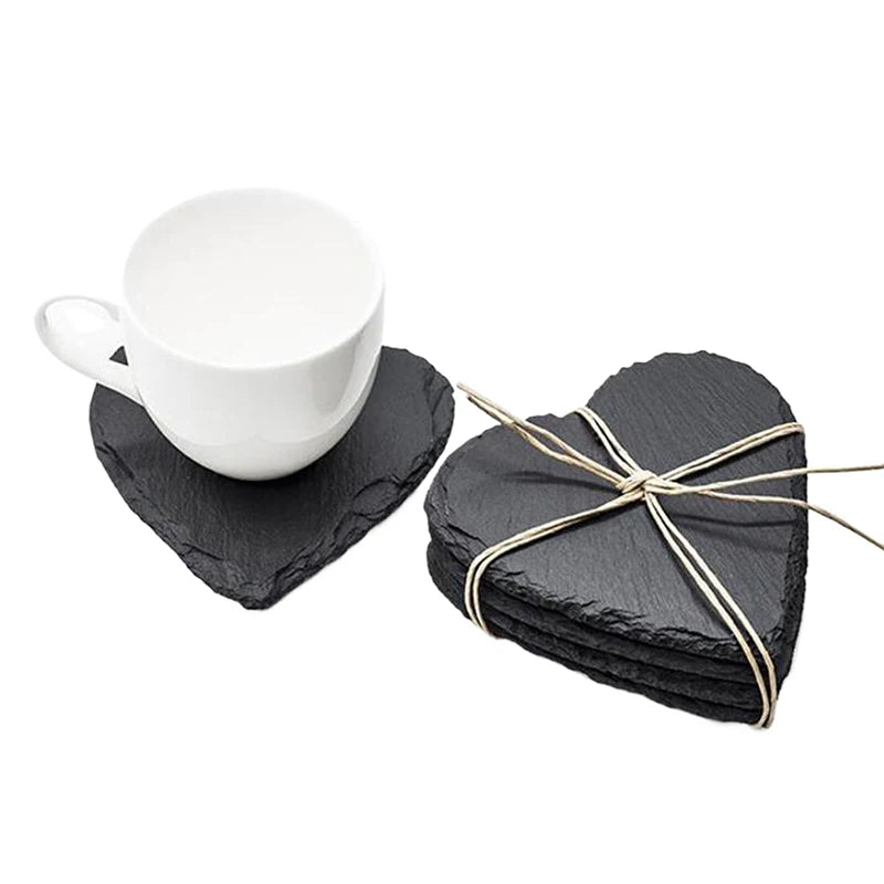 Japanese-Style Slate Coasters – Mixed Shapes