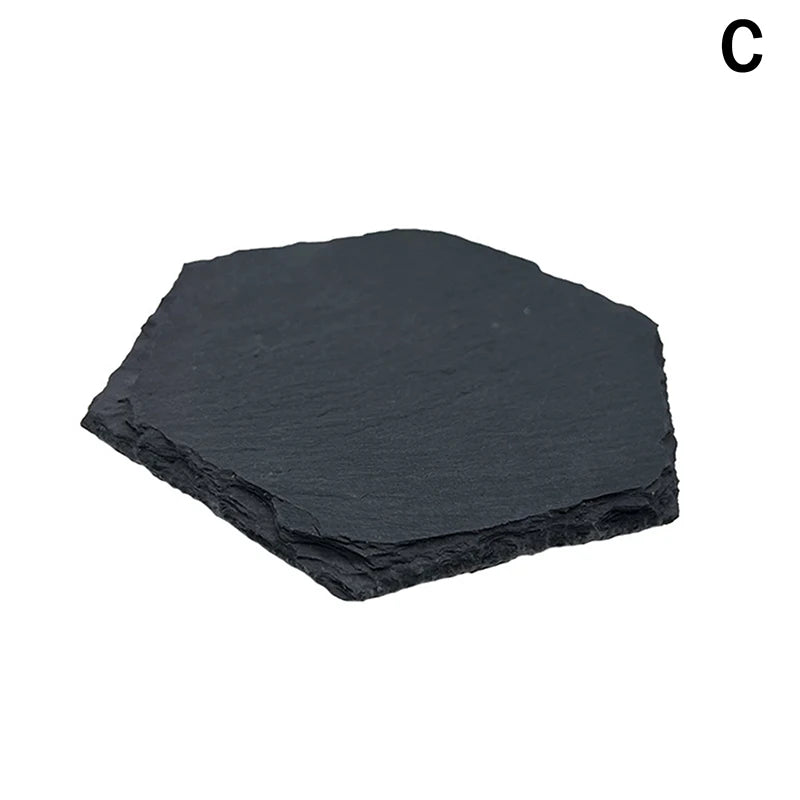 Japanese-Style Slate Coasters – Mixed Shapes