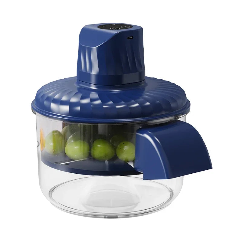 Automatic Fruit Peeler Intelligent Peeling Machine 1500Mah Portable Wireless Grape/Garlic Peeler for Home Fast Kitchen Supplies