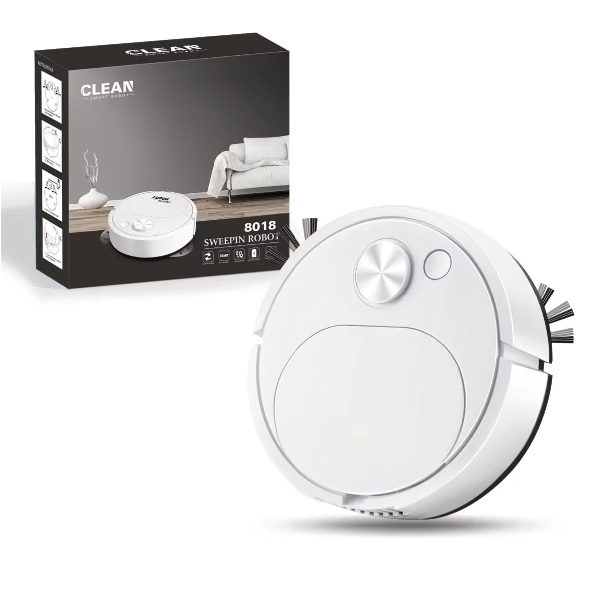Smart 3-in-1 Robot Vacuum Cleaner | Automatic Sweeping, Vacuuming & Mopping