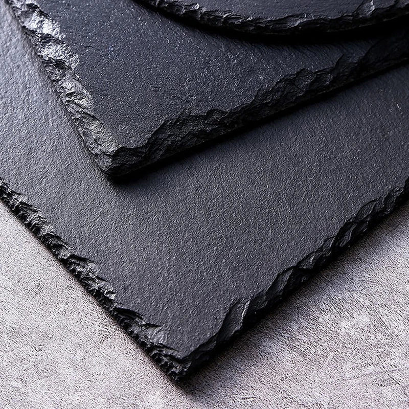Japanese-Style Slate Coasters – Mixed Shapes