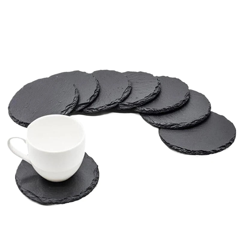 Japanese-Style Slate Coasters – Mixed Shapes