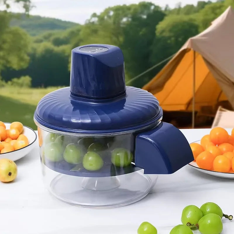 Automatic Fruit Peeler Intelligent Peeling Machine 1500Mah Portable Wireless Grape/Garlic Peeler for Home Fast Kitchen Supplies