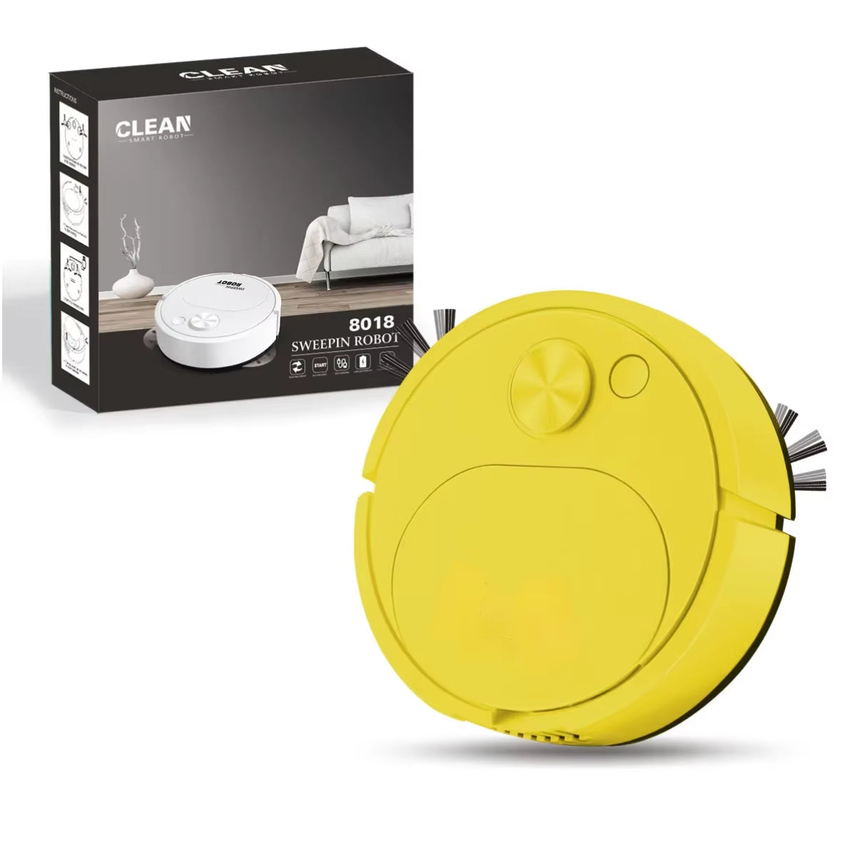 Smart 3-in-1 Robot Vacuum Cleaner | Automatic Sweeping, Vacuuming & Mopping